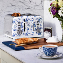 China Rose 4 Slice Stainless Steel Toaster